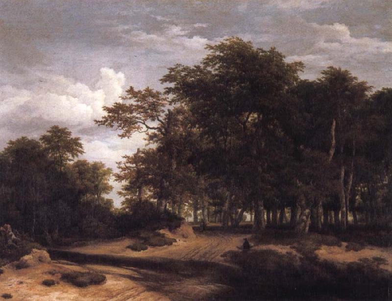 Jacob van Ruisdael The Great forest France oil painting art